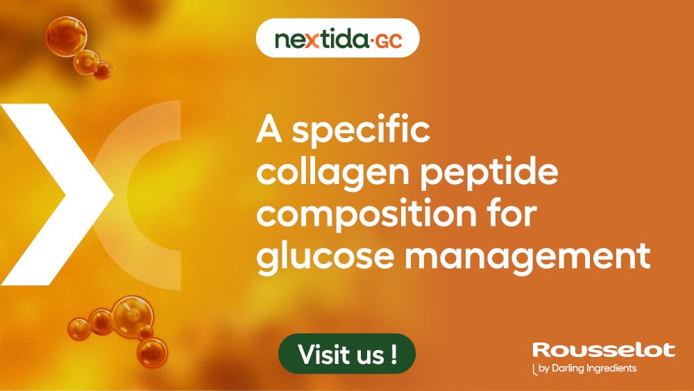 Specific collagen peptides for glucose management 
