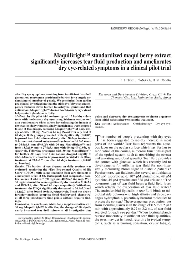 MaquiBright™ – the paradigm shattering treatment for dry eye symptoms has arrived. 